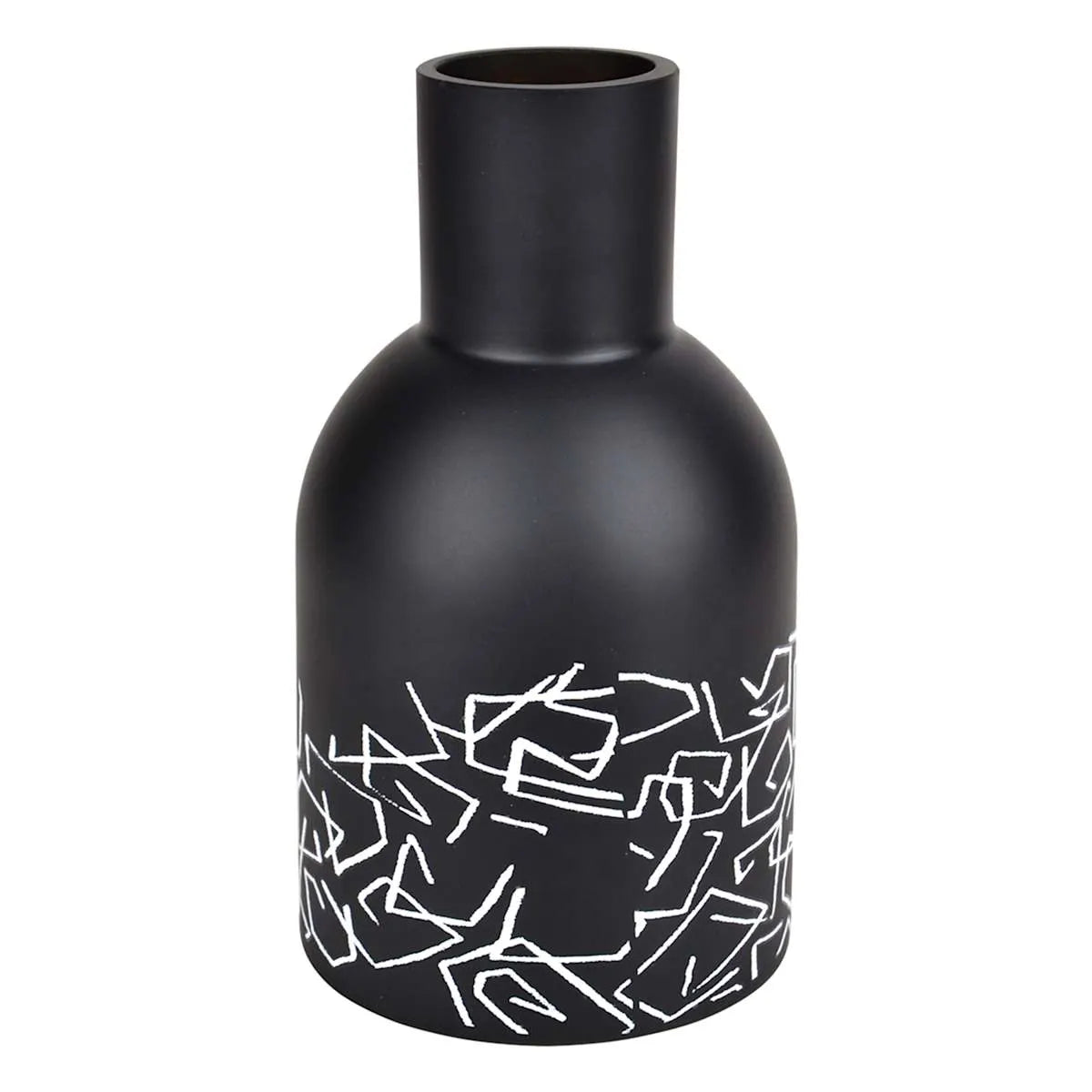 Noir Arte Vase 7"